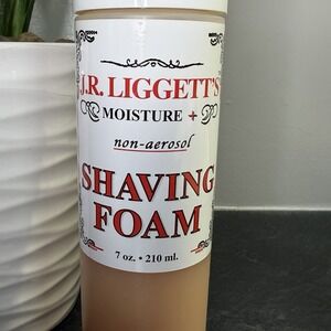 2006 J R Liggett's Moisturizing Shaving Foam All Natural Sulfate-Free 7 oz‎ NEW